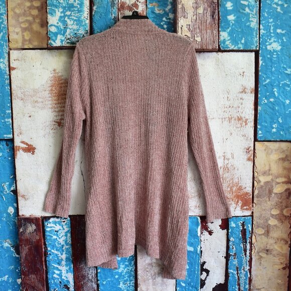 Women's Ashley By 26 International Open Front Cardigan XLARGE Pink PRE-OWNED - Picture 7 of 12